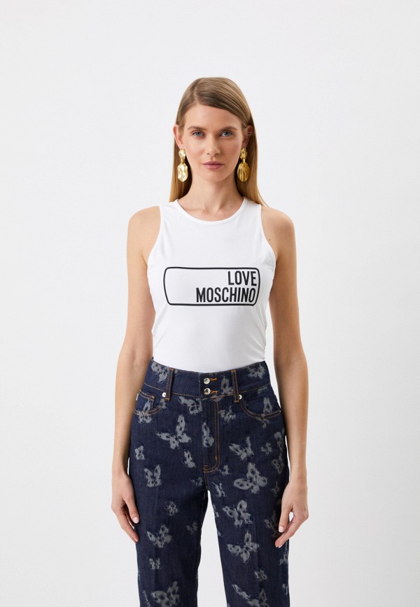 

Майка Love Moschino, Белый