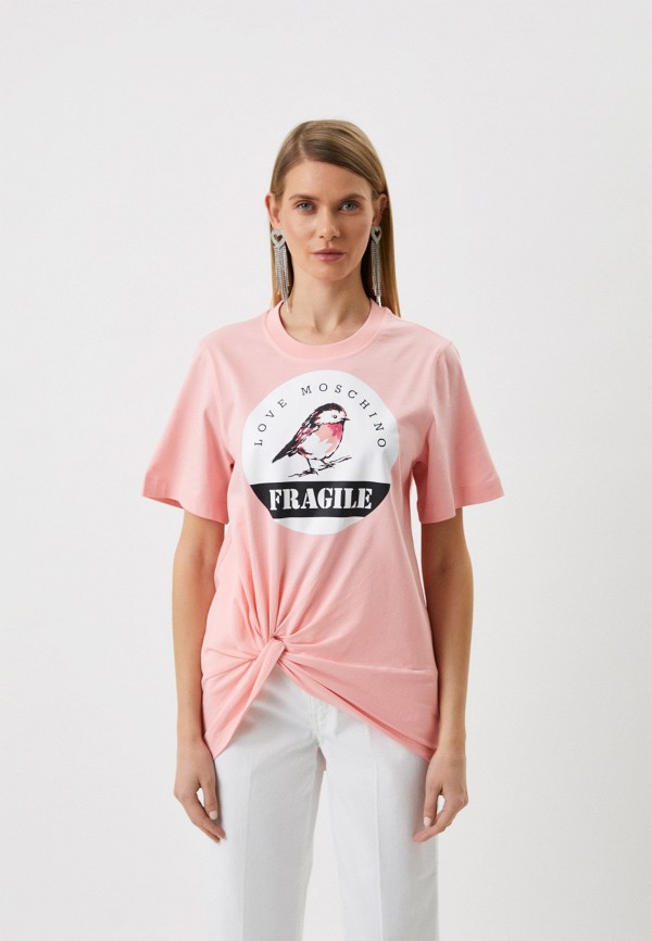 

Футболка Love Moschino, Розовый
