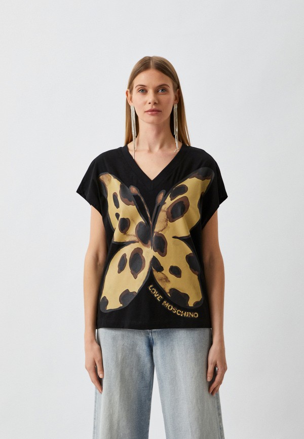

Футболка Love Moschino, Черный