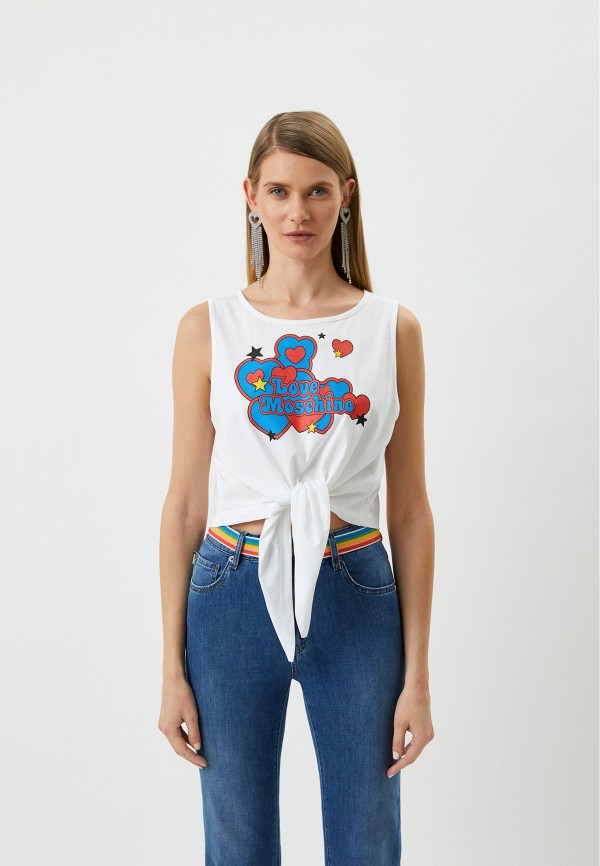 

Топ Love Moschino, Белый