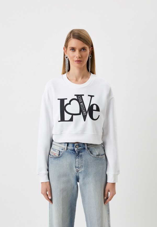 

Свитшот Love Moschino, Белый