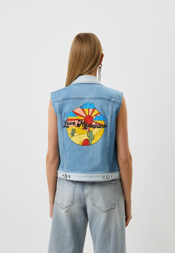фото Жилет джинсовый love moschino