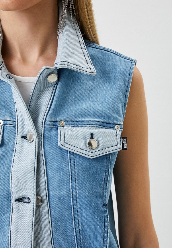 фото Жилет джинсовый love moschino
