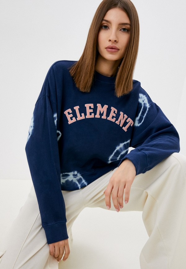 

Свитшот Element, Синий, CIRCLE DYE CREW W