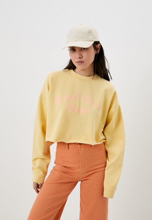 

Свитшот Billabong, Желтый, HEY G'DAY CROPPED CR