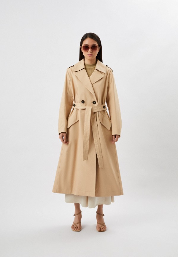 

Плащ Trussardi, Бежевый
