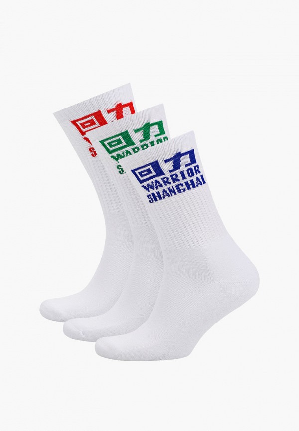 

Носки 3 пары Warrior Shanghai, Белый, WARRIOR SOCK BOX