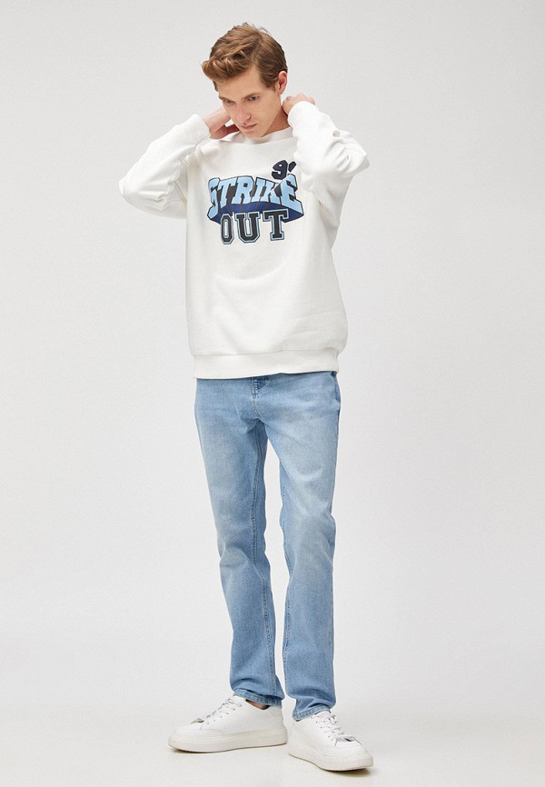 Свитшот Koton белый, размер 52, фото 2