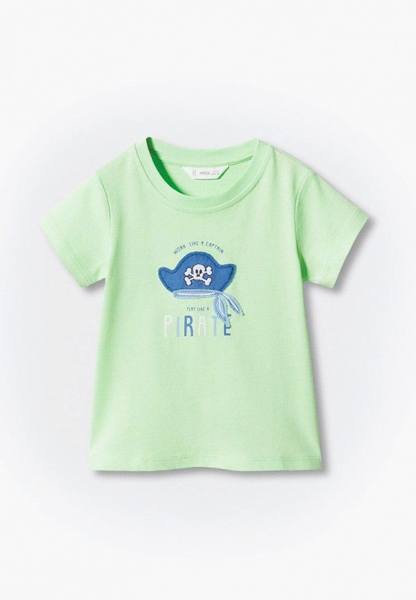 

Футболка Mango Kids, Зеленый, PIRATE