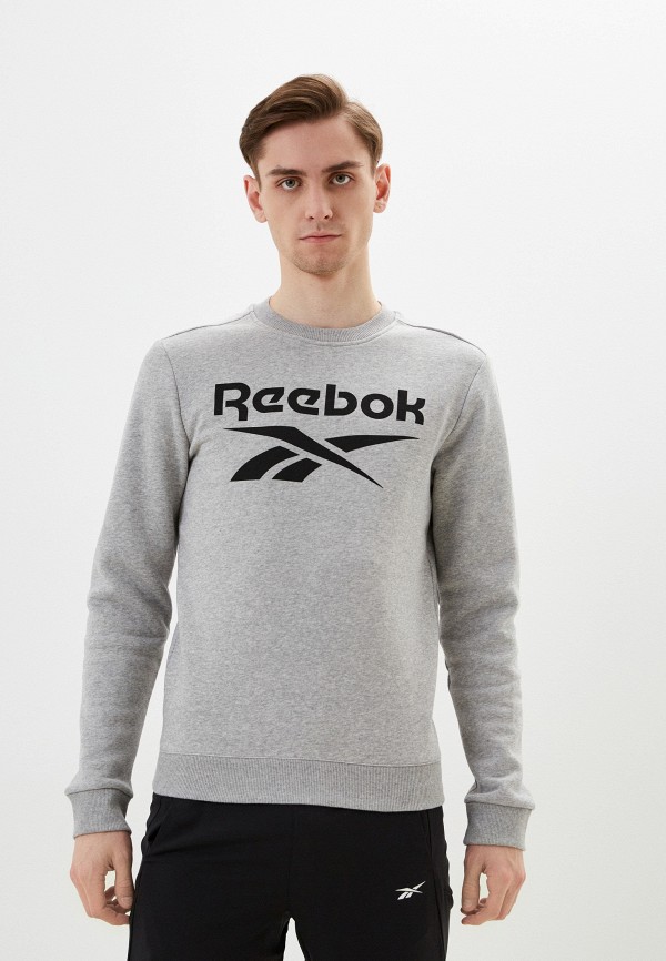 

Свитшот Reebok, Серый, RI BIG STACKED LOGO CREW