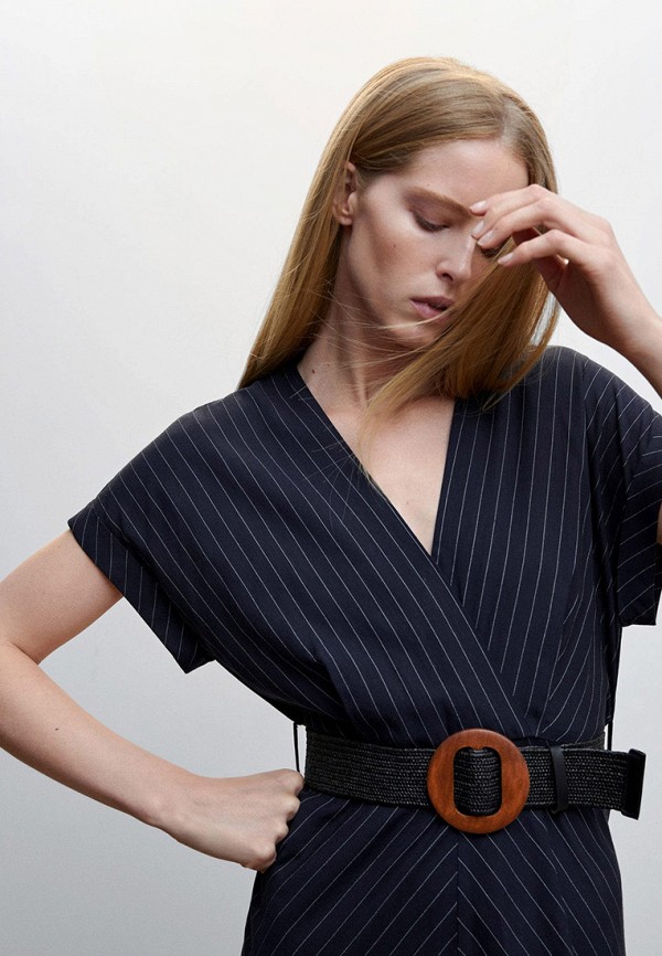 Платье Mango синий, размер 42, фото 4