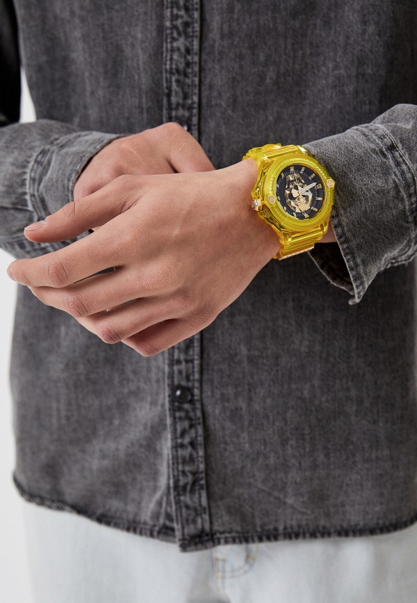 Часы Philipp Plein желтый, размер 00, фото 7