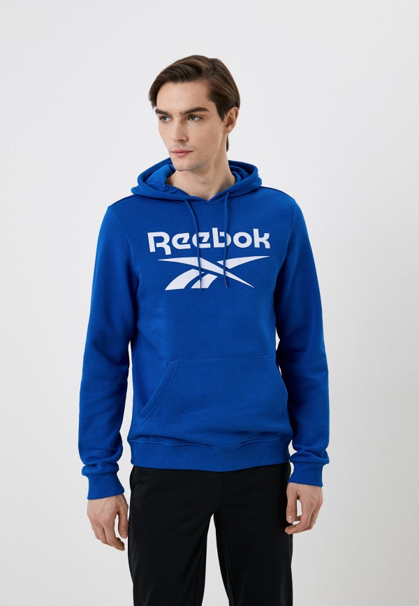 

Худи Reebok, Синий, RI BIG STACKED LOGO HOOD
