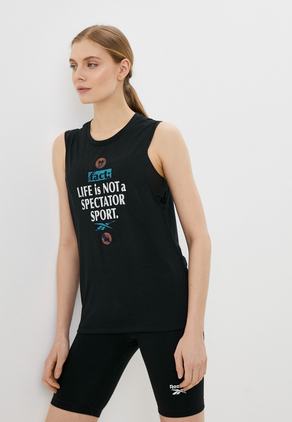 

Майка спортивная Reebok, Черный, TE GRAPHIC TANK - ATHLETE