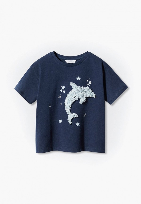 

Футболка Mango Kids, Синий, SIRENA