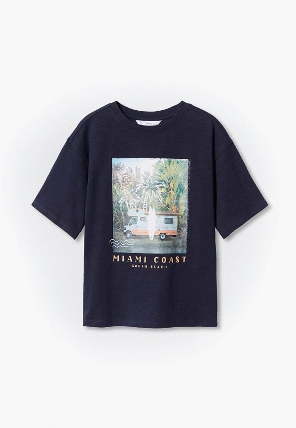 

Футболка Mango Kids, Синий, FURGO