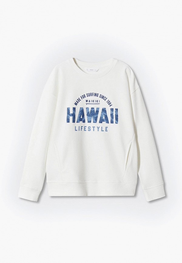 

Свитшот Mango Kids, Белый, HAWAII