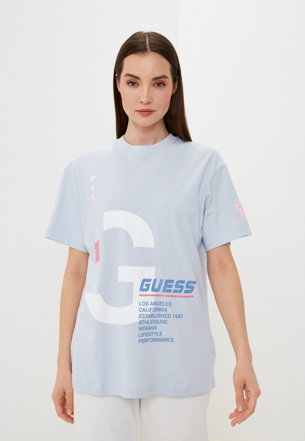 

Футболка Guess, Голубой, ELISA