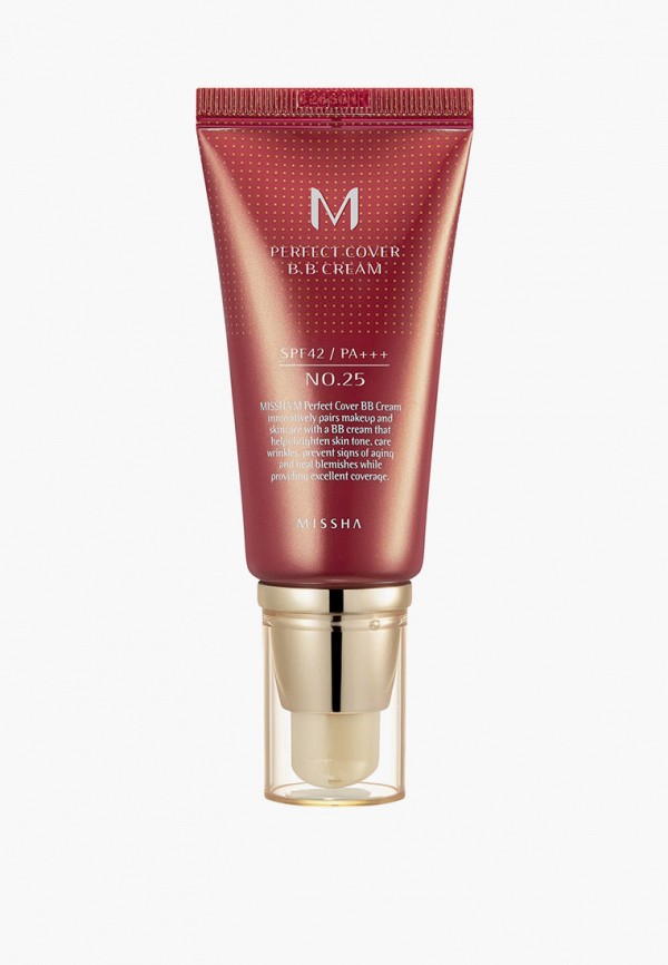 

BB-Крем Missha, Бежевый, тональный, Perfect Cover "Идеальное покрытие" SPF42/PA+++ тон 25, 50 мл