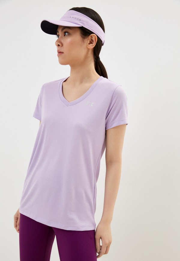 

Футболка спортивная Under Armour, Фиолетовый, TECH SSV - SOLID