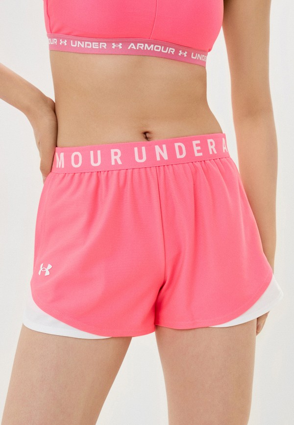 

Шорты спортивные Under Armour, Розовый, PLAY UP SHORT 3.0
