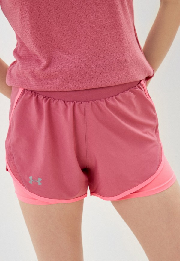 

Шорты спортивные Under Armour, Розовый, UA FLY BY 2.0 2N1 SHORT