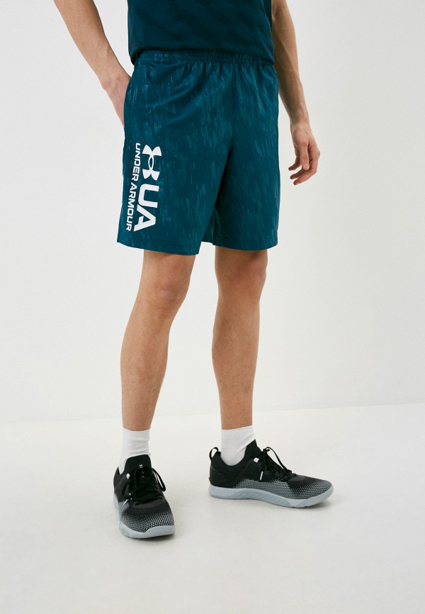 

Шорты спортивные Under Armour, Бирюзовый, UA WOVEN EMBOSS SHORTS