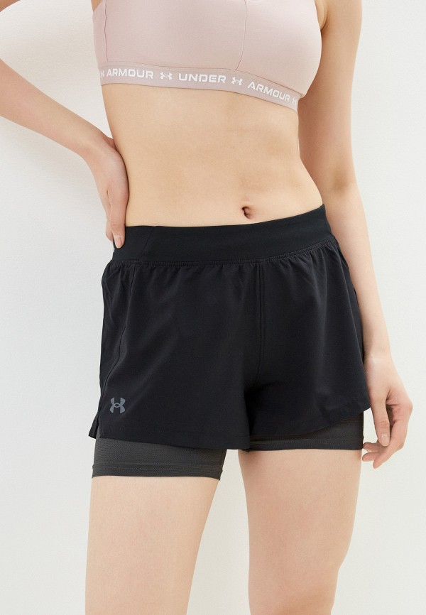 

Шорты спортивные Under Armour, Черный, UA ISOCHILL RUN 2N1 SHORT