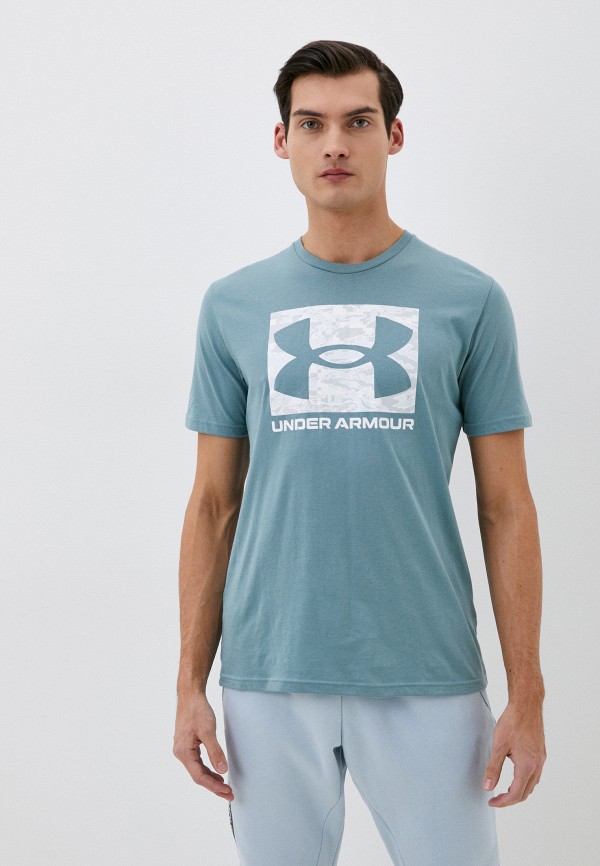 

Футболка Under Armour, Бирюзовый, UA ABC CAMO BOXED LOGO SS