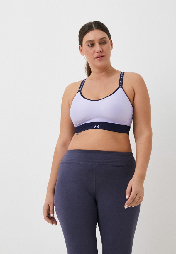 

Топ спортивный Under Armour, Фиолетовый, INFINITY COVERED LOW