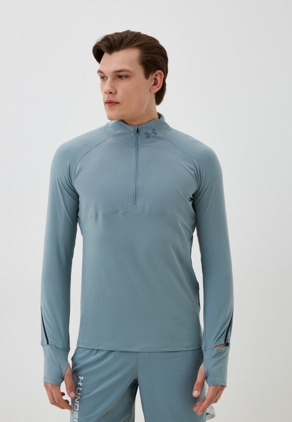 

Лонгслив спортивный Under Armour, Бирюзовый, UA QUALIFIER RUN 2.0 1/2 ZIP