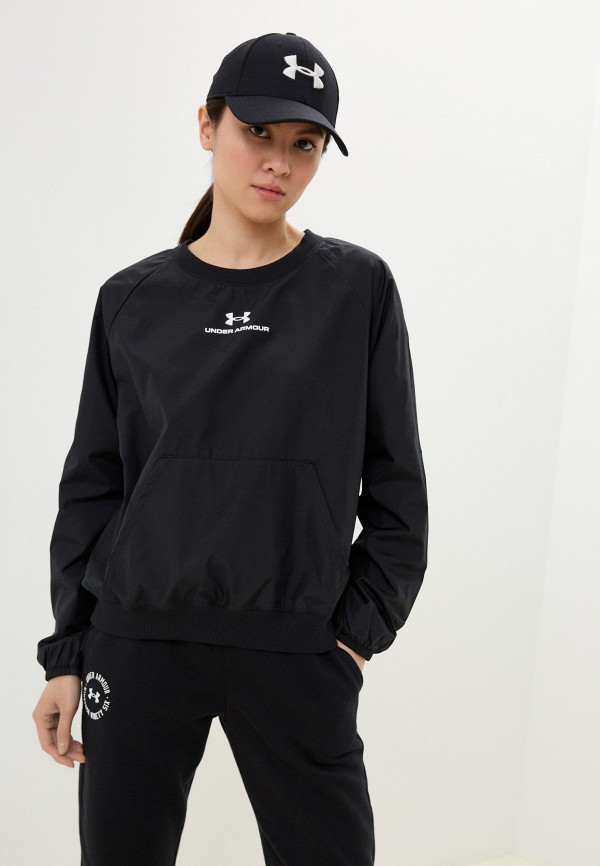 

Свитшот Under Armour, Черный, UA RUSH WOVEN CREW