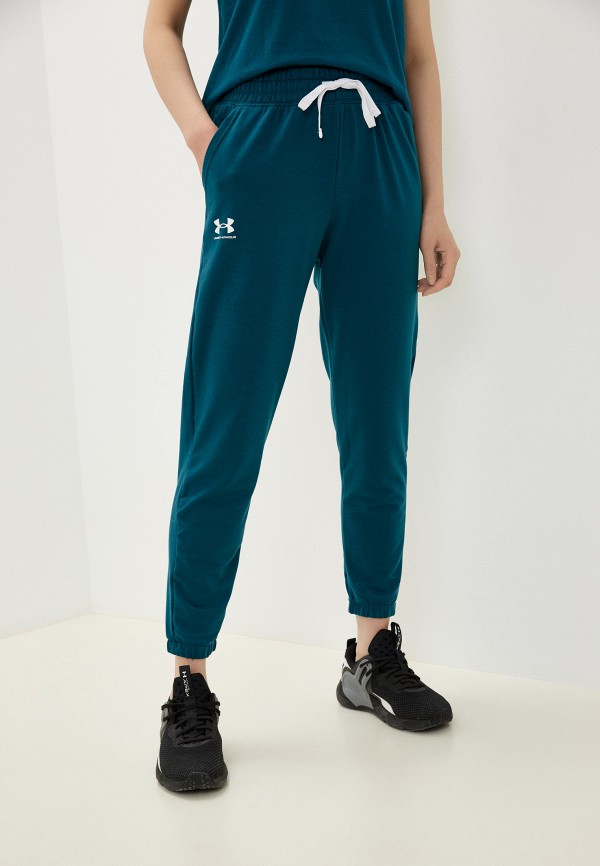 

Брюки спортивные Under Armour, Бирюзовый, RIVAL TERRY JOGGER