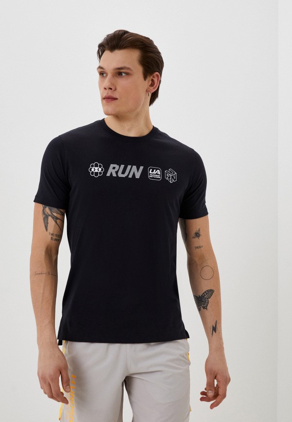 

Футболка спортивная Under Armour, Черный, UA RUN ANYWHERE SS