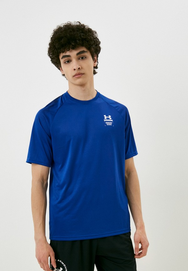 

Футболка спортивная Under Armour, Синий, UA ARMOURPRINT SS