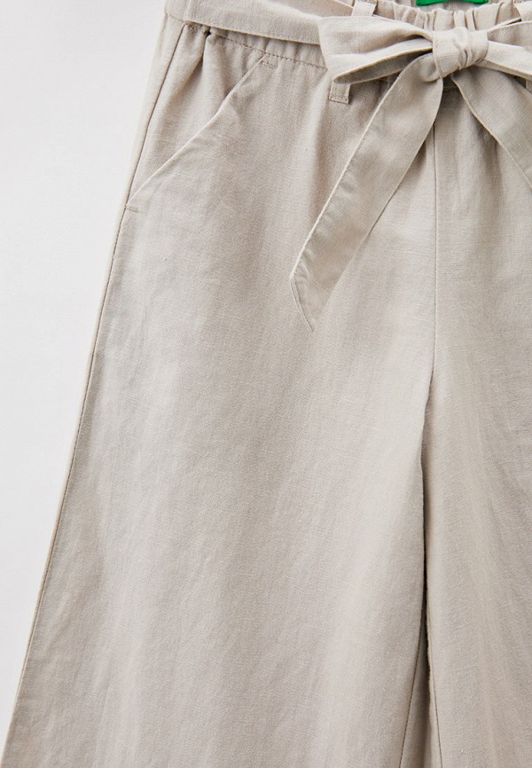 Брюки United Colors of Benetton бежевый, размер 130, фото 3