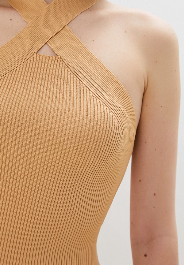 Платье Lawwa бежевый, размер 46, фото 4