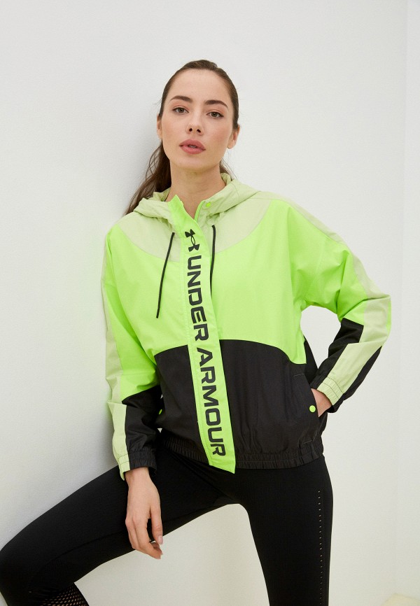 

Ветровка Under Armour, Зеленый, UA RUSH WOVEN FZ JACKET