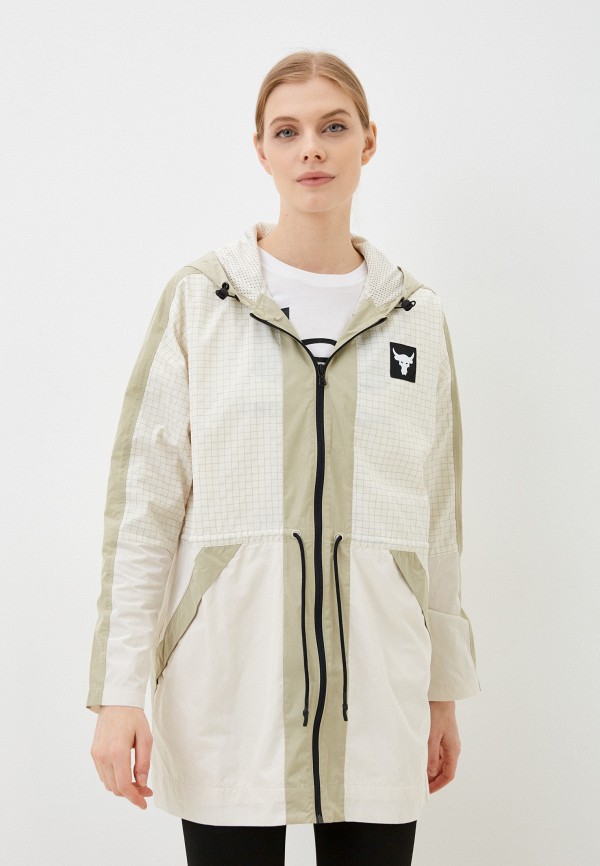 

Ветровка Under Armour, Бежевый, UA PROJECT ROCK WOVEN JKT