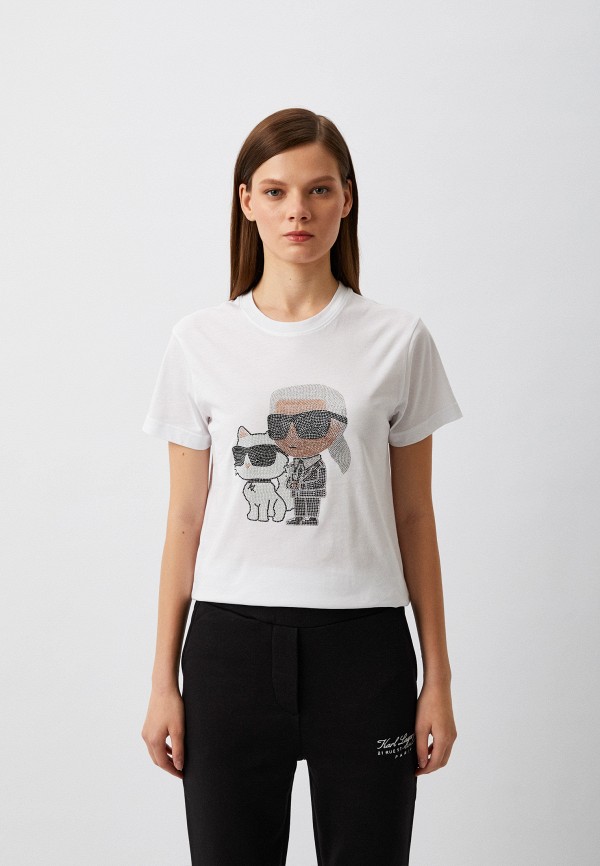 

Футболка Karl Lagerfeld, Белый, IKONIK