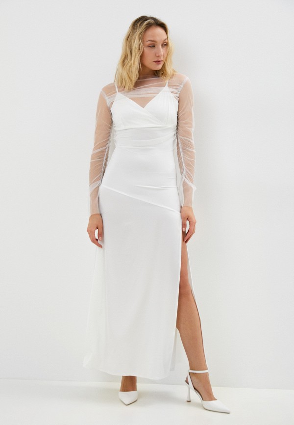Платье Francesca Peretti белого цвета