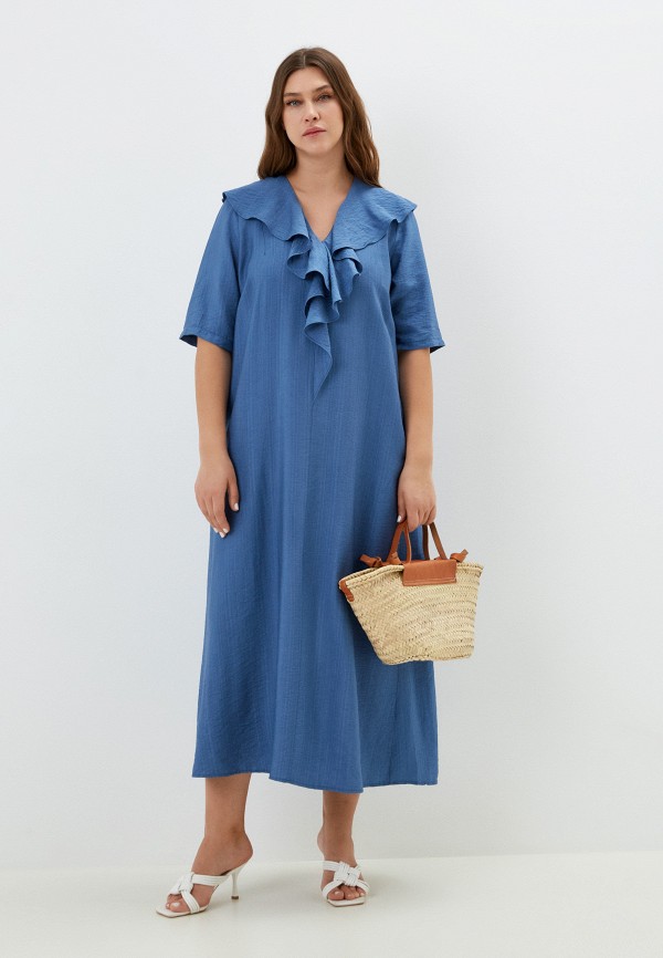 Платье Francesca Peretti синего цвета