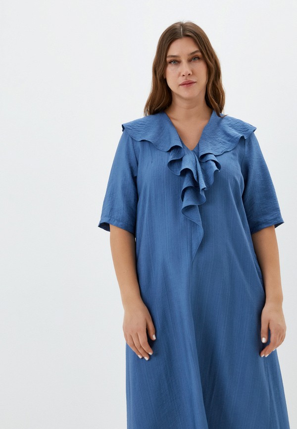 Платье Francesca Peretti синий, размер 46, фото 2