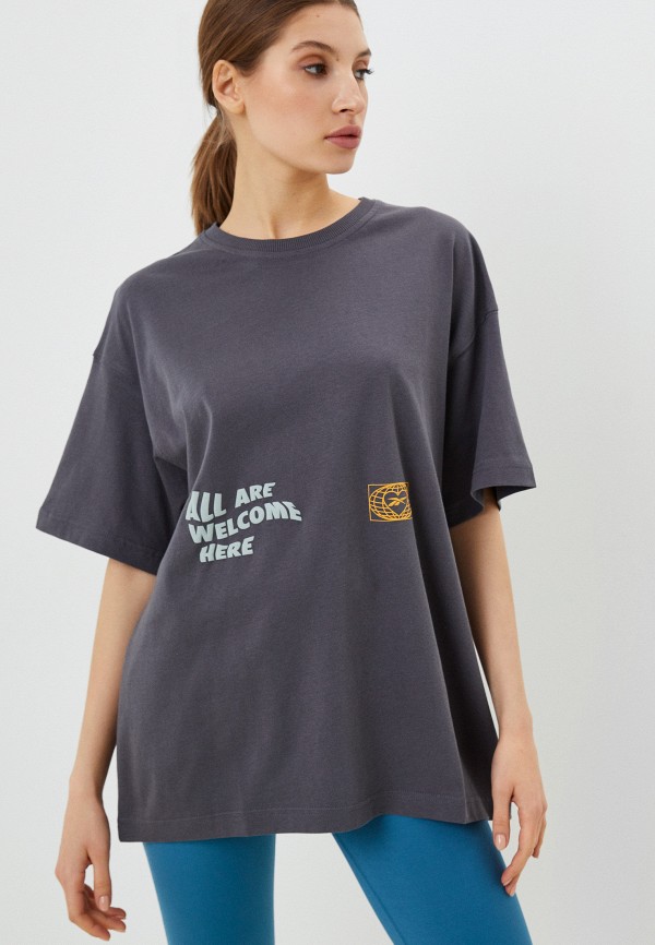 

Футболка Reebok, Серый, CL GOOD VIBES GRAPHIC TEE