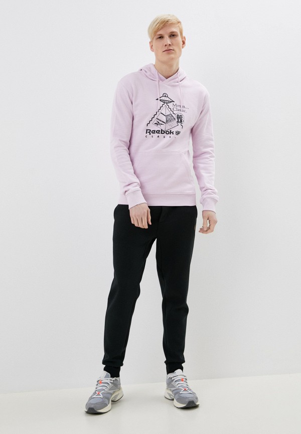 Худи Reebok фиолетовый, размер 60, фото 2