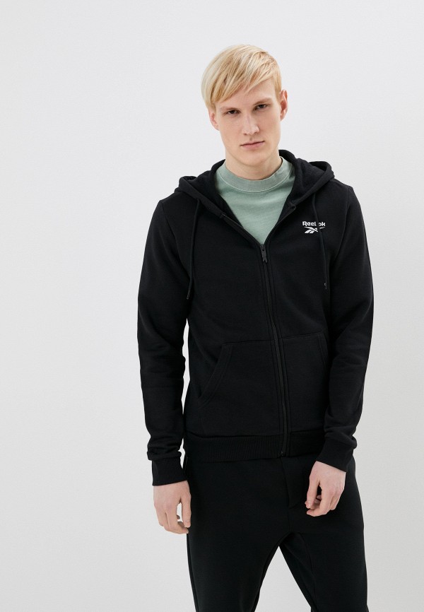 

Толстовка Reebok, Черный, RI LEFT CHEST LOGO FZ