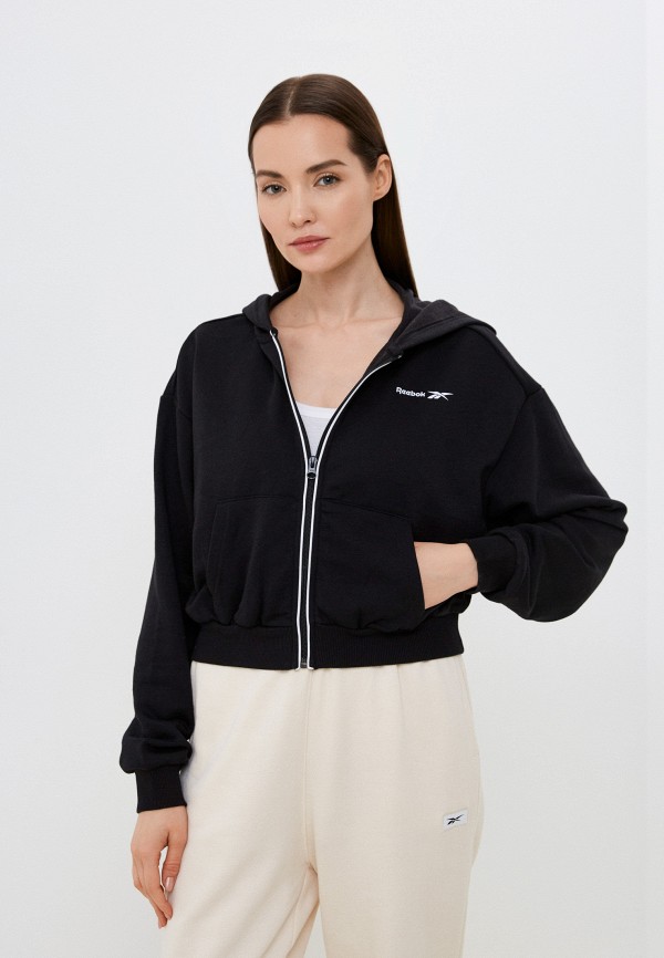 

Толстовка Reebok, Черный, RIE FT FULLZIP