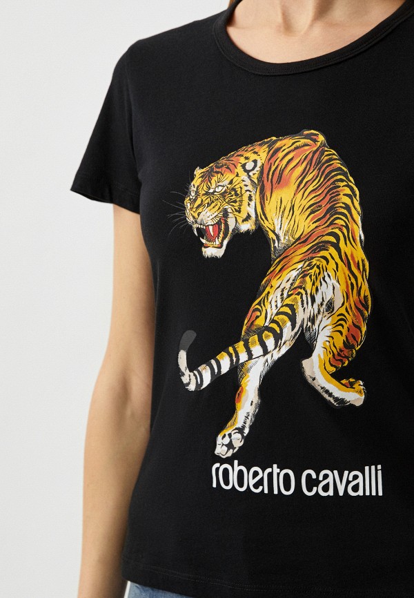 Футболка Roberto Cavalli черный IST61JJD060 RTLACO759001