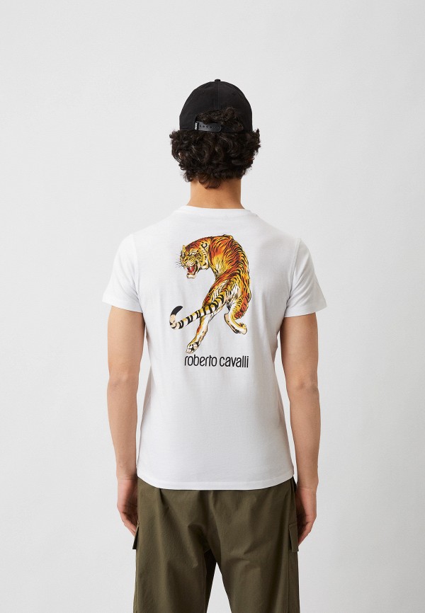 Футболка Roberto Cavalli белый, размер 54, фото 3