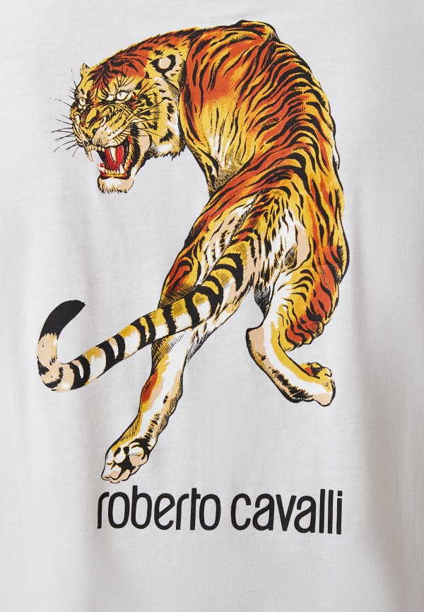Футболка Roberto Cavalli белый, размер 54, фото 4